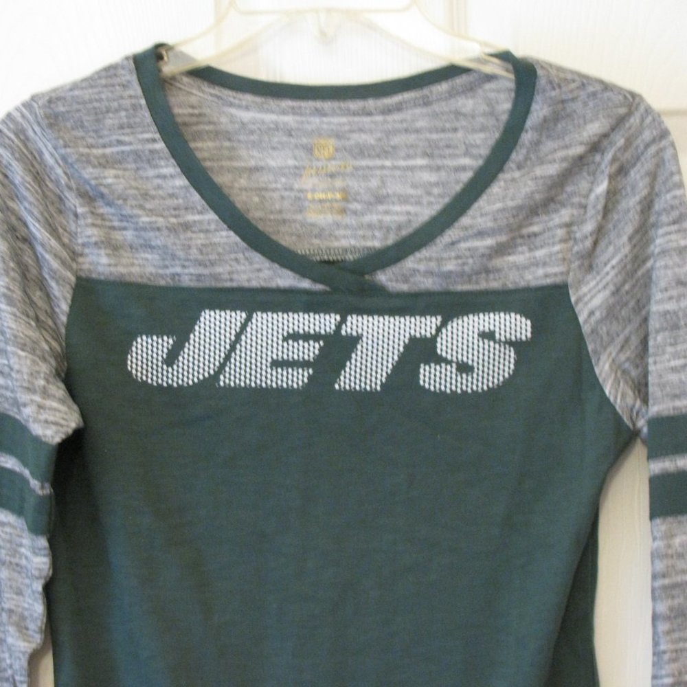 NY Jets Top Juniors Small 3 5 New by NFL Team Apparel FINAL PRICE - Picture 2 of 5